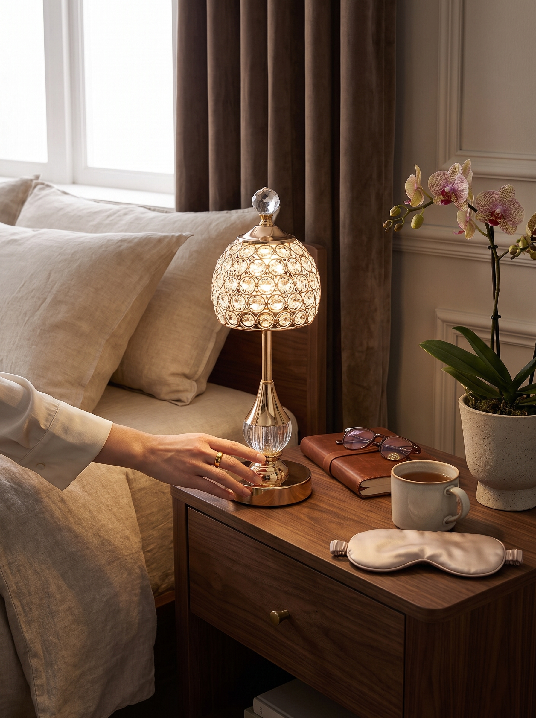 Crystal Touch Table Lamp lifestyle image 2