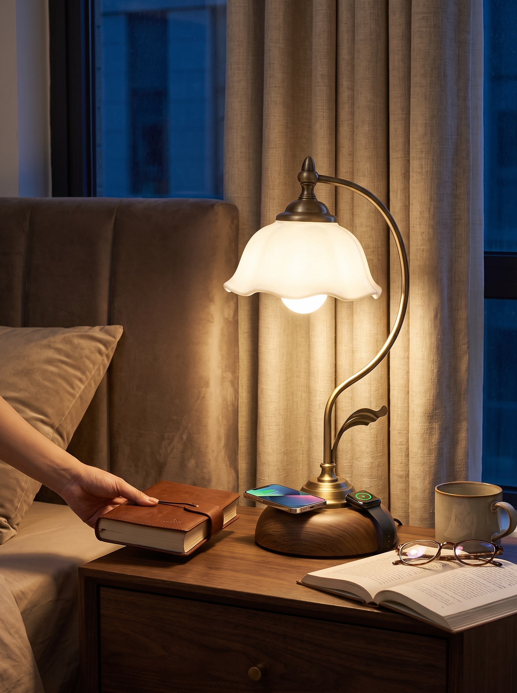 Vintage Goose Neck Table Lamp lifestyle image 3
