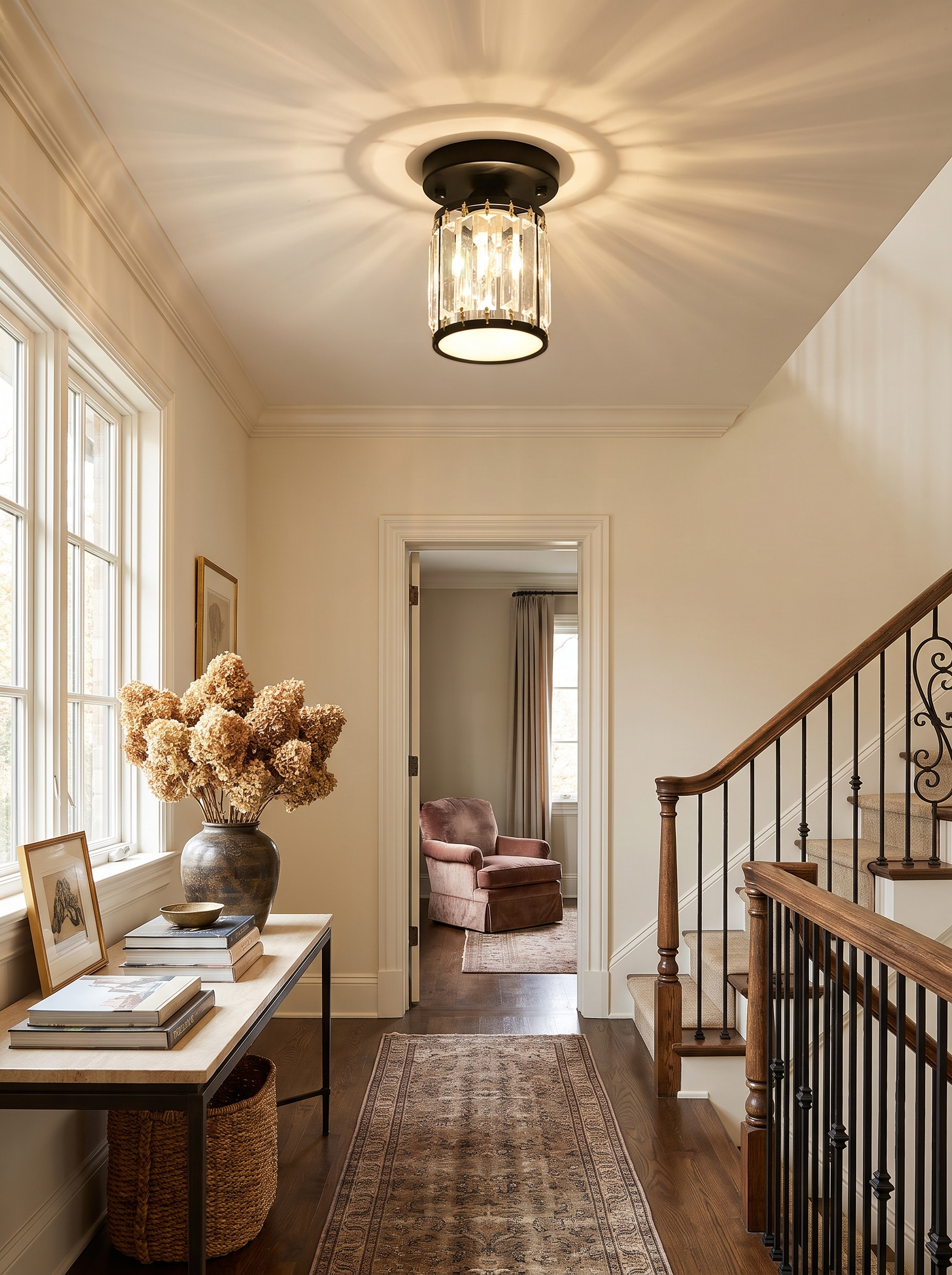 Crystal Foyer Ceiling Light lifestyle image 3