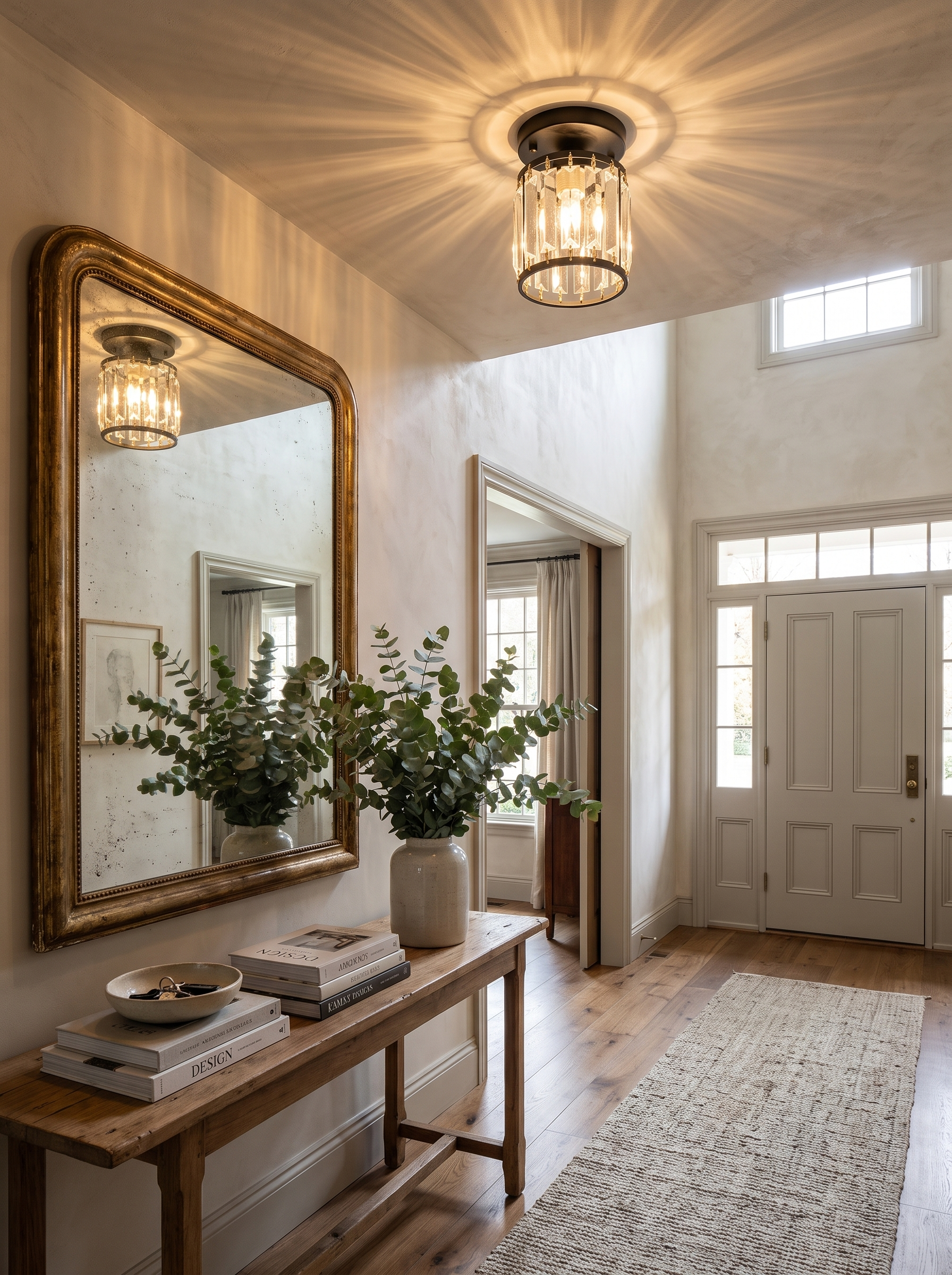 Crystal Foyer Ceiling Light lifestyle image 1