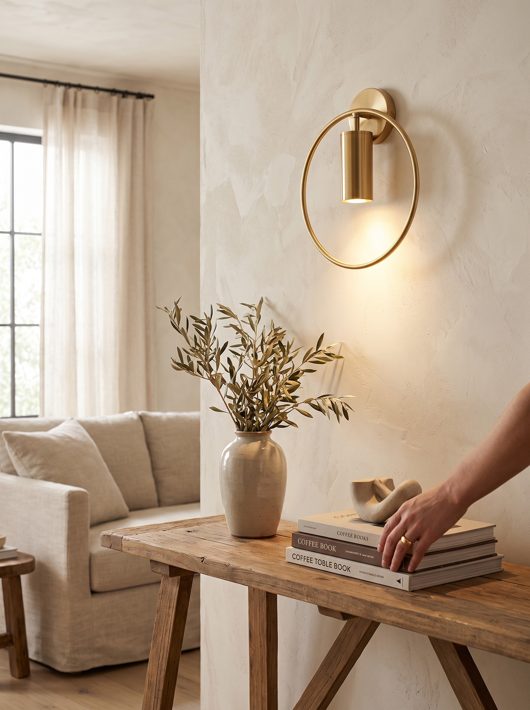 Halo Wall Light lifestyle image, Checked Before It Leaves