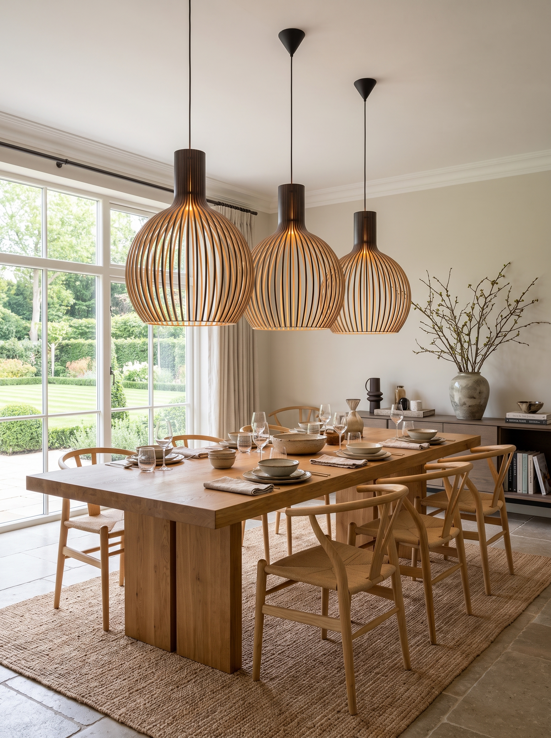 Handcrafted Wooden Pendant Light lifestyle 2