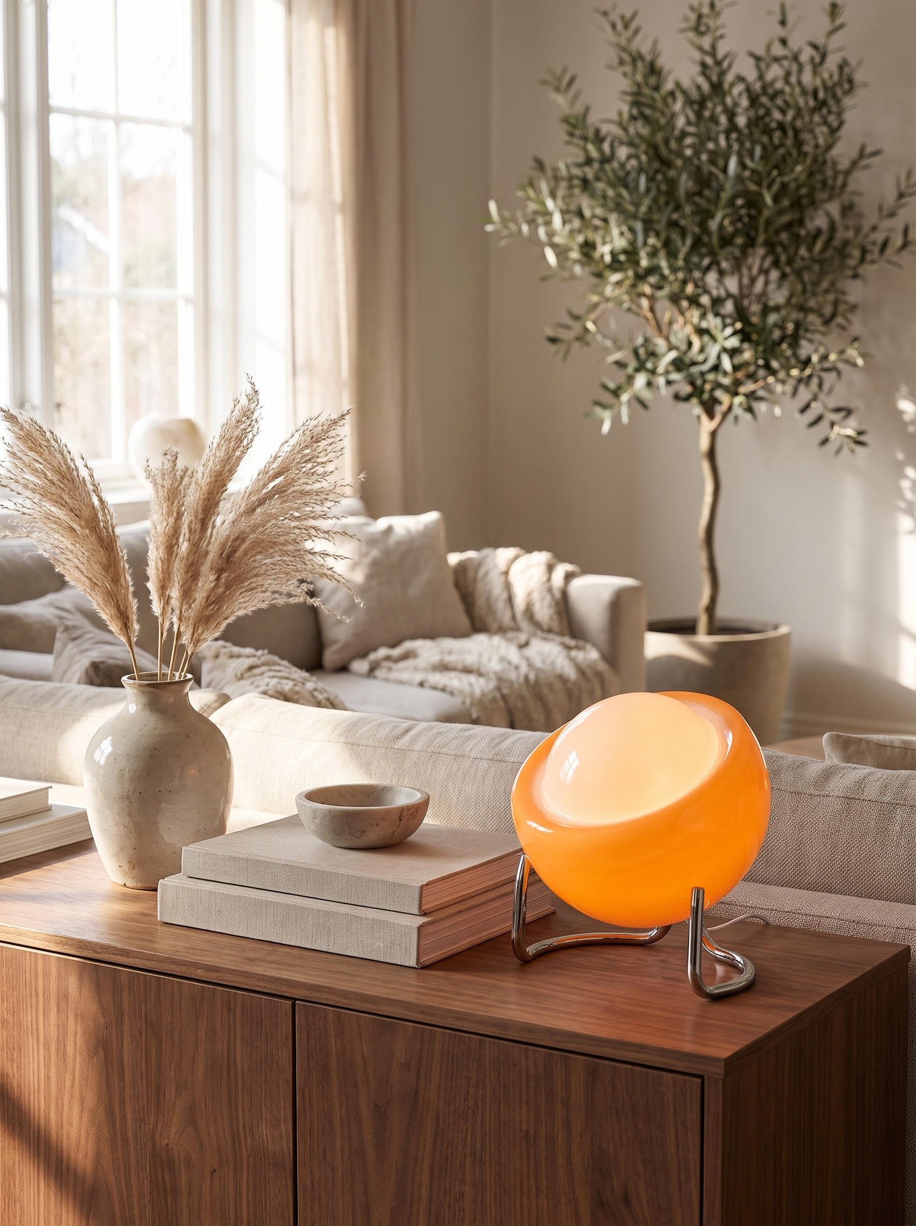 Bauhaus Glass Table Lamp lifestyle 2