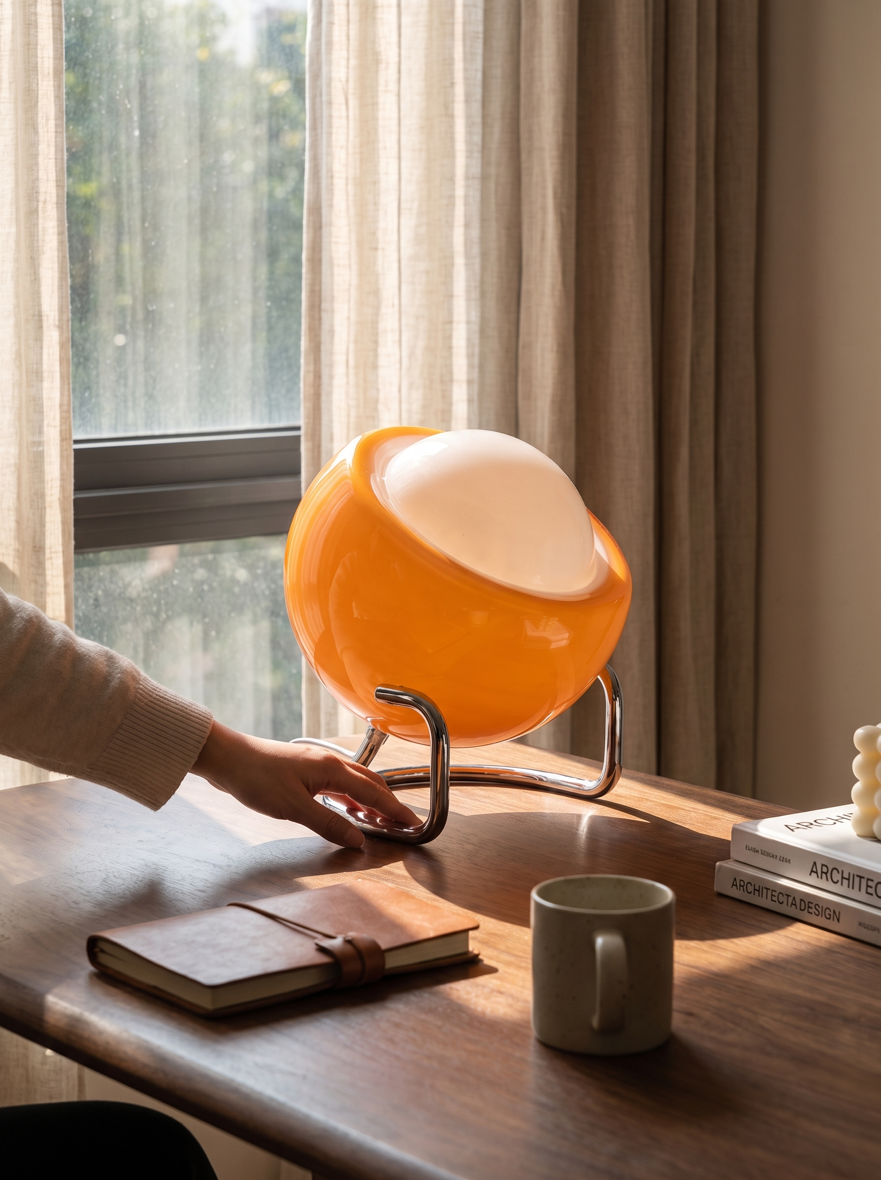 Bauhaus Glass Table Lamp lifestyle 3