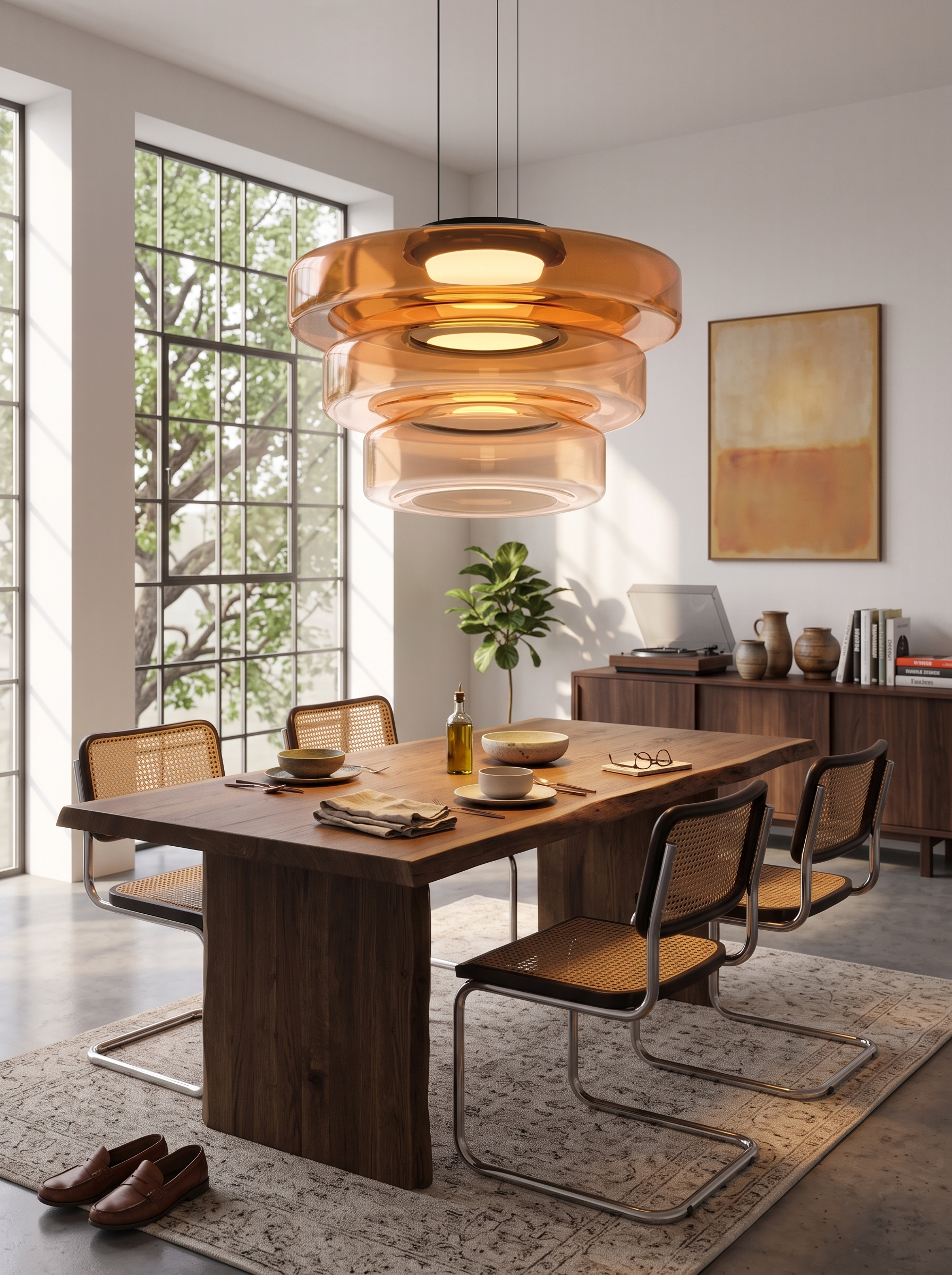 Bauhaus Glass Pendant Light lifestyle 1