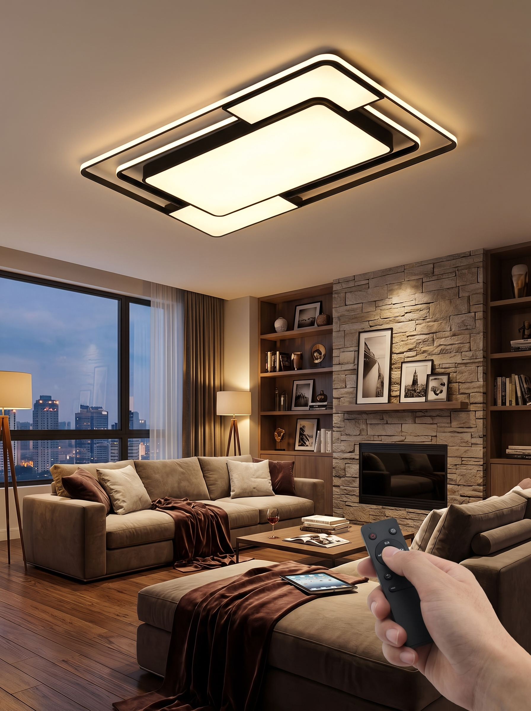 Remote Controlled LED Ceiling Light lifestyle 2