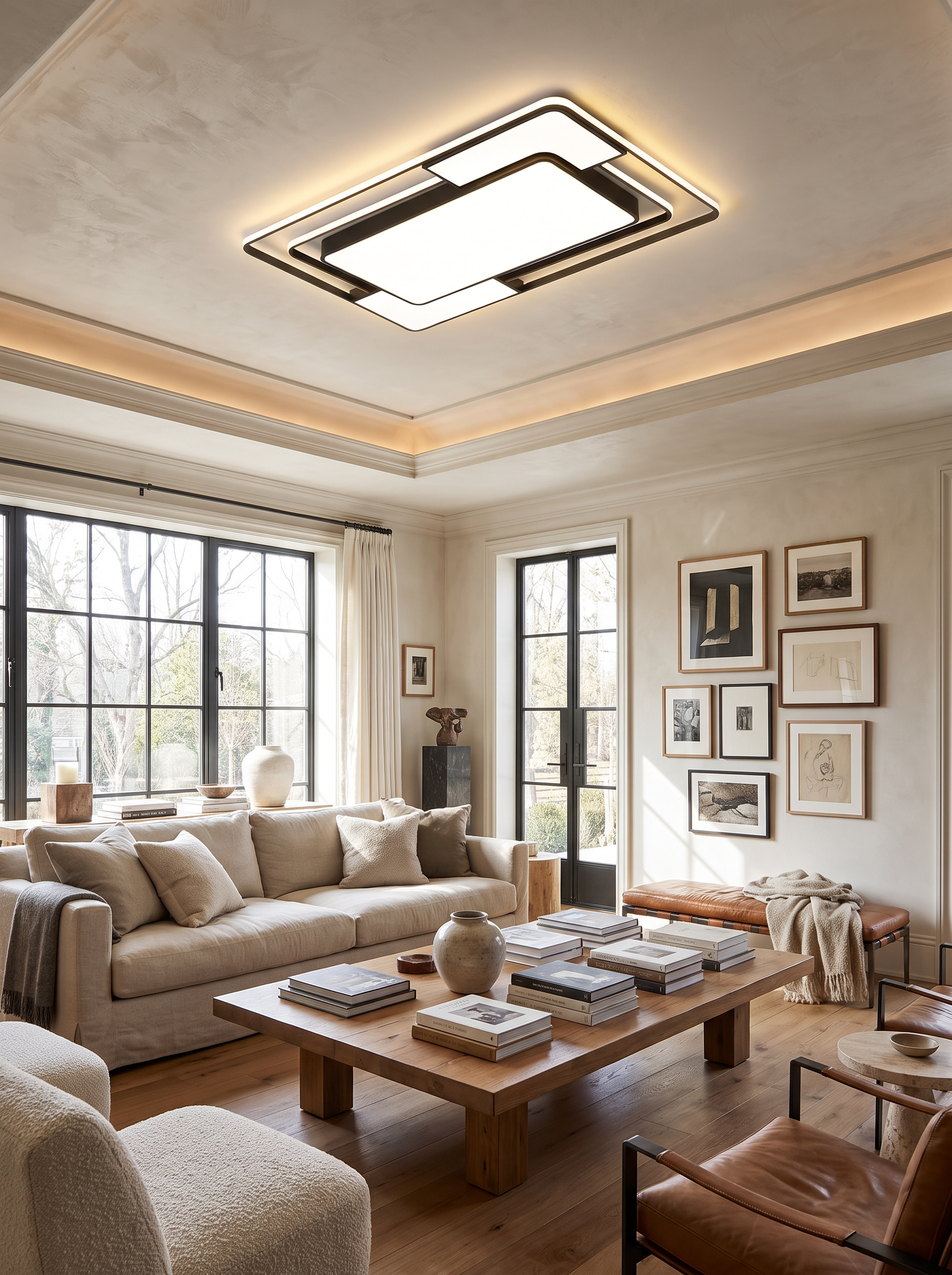 Remote Controlled LED Ceiling Light lifestyle 1