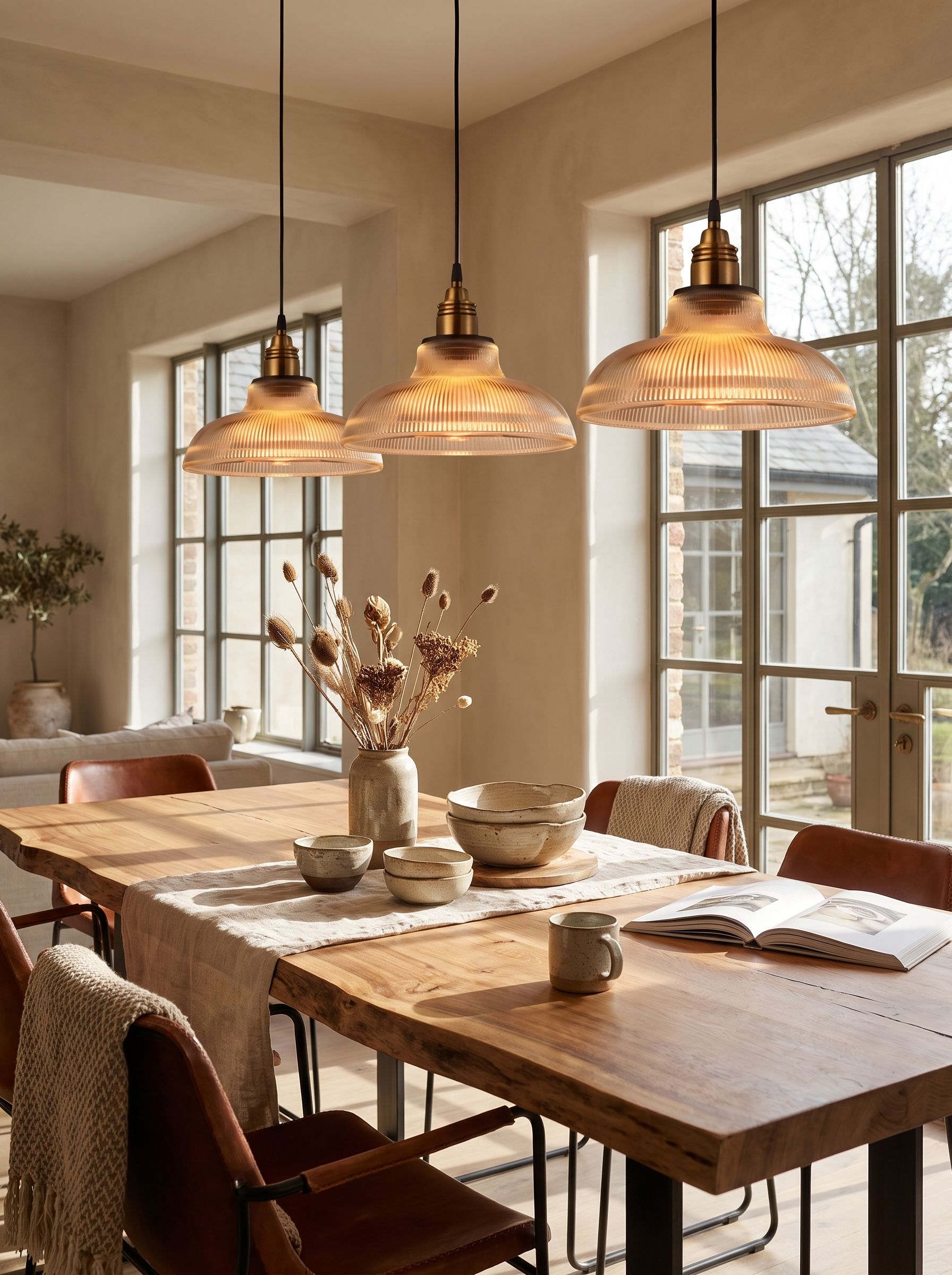 LumiVibe Glass Pendant Light lifestyle 1