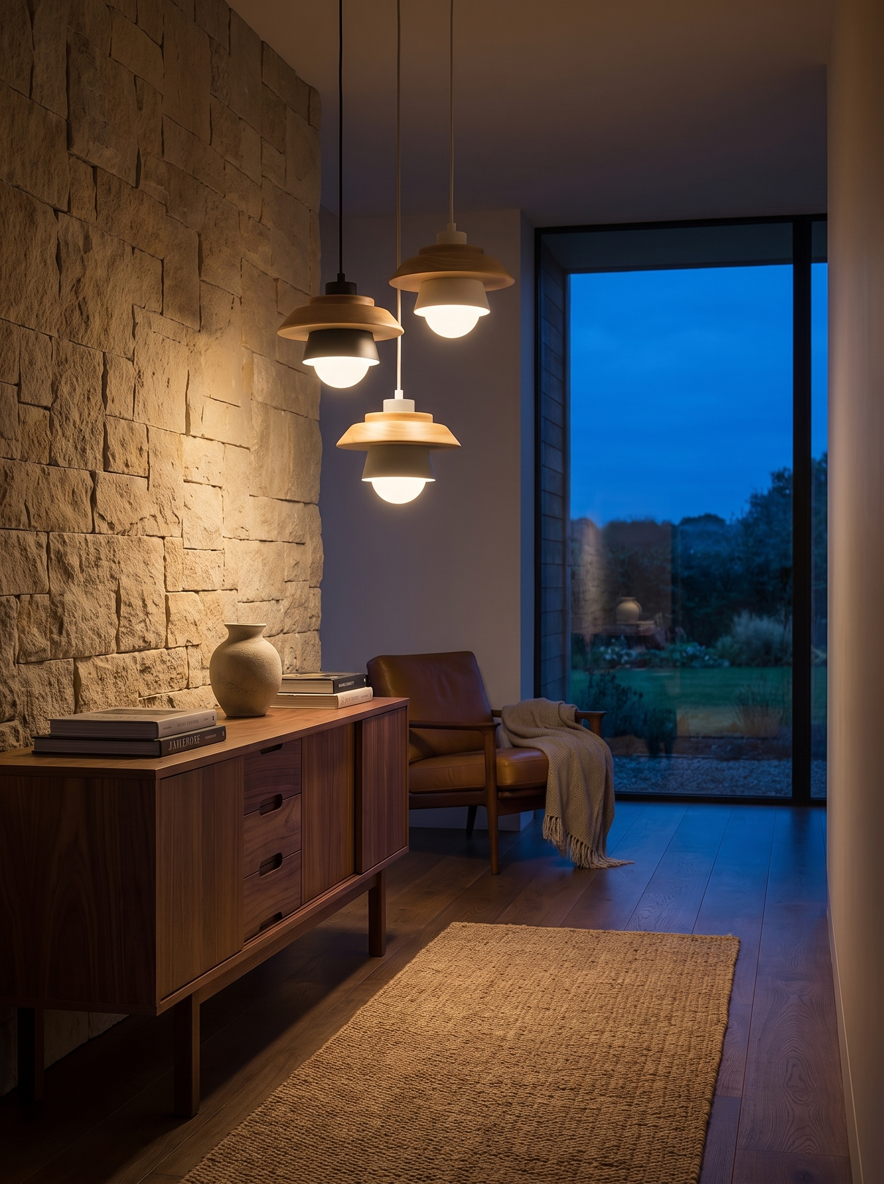 Nordic Wood Pendant Light lifestyle 3