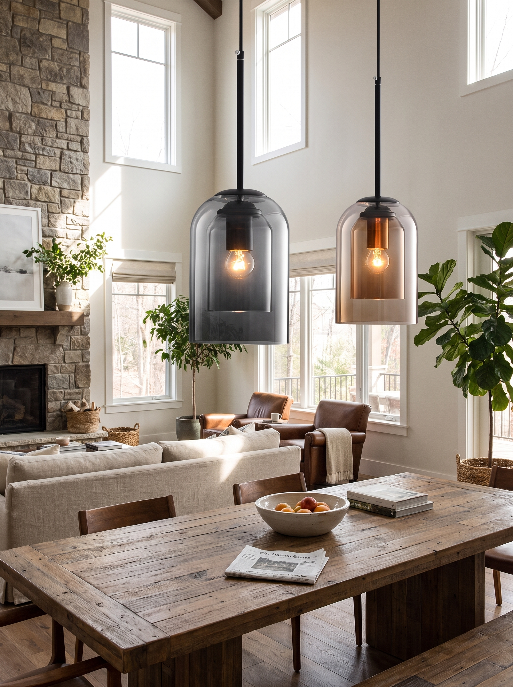 Mica Mid Century Pendant Lamp lifestyle 3