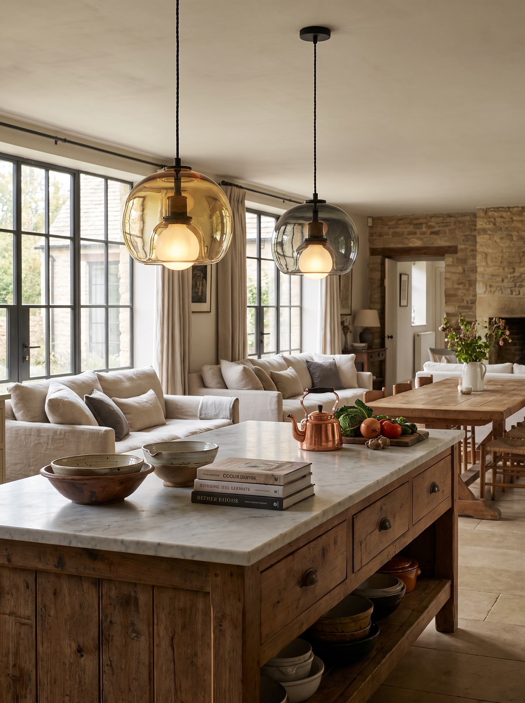 Clyde Glass Pendant Light lifestyle 1