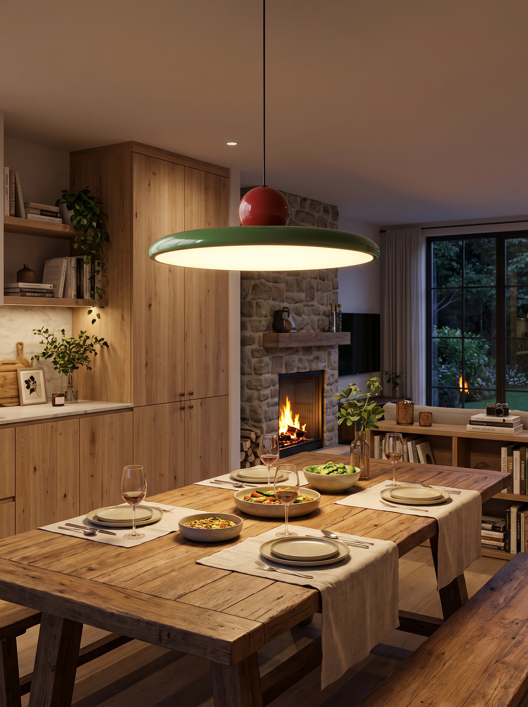 Nordic Flying Saucer Pendant Light lifestyle 2