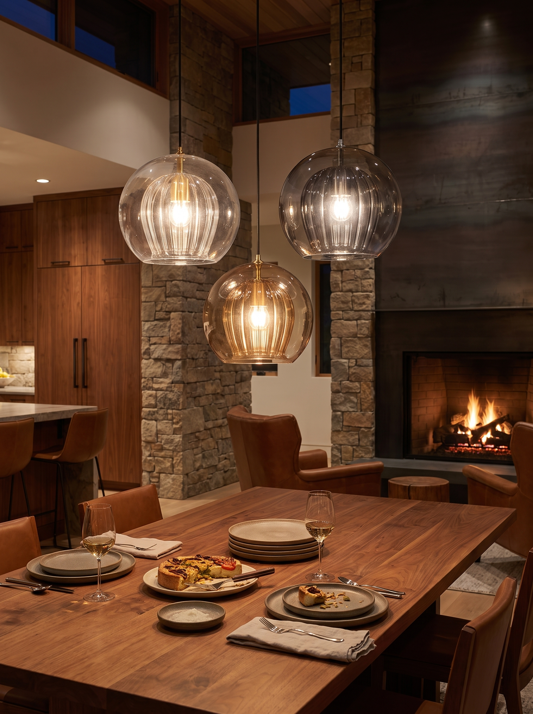 Modern Glass Pendant Light lifestyle 2