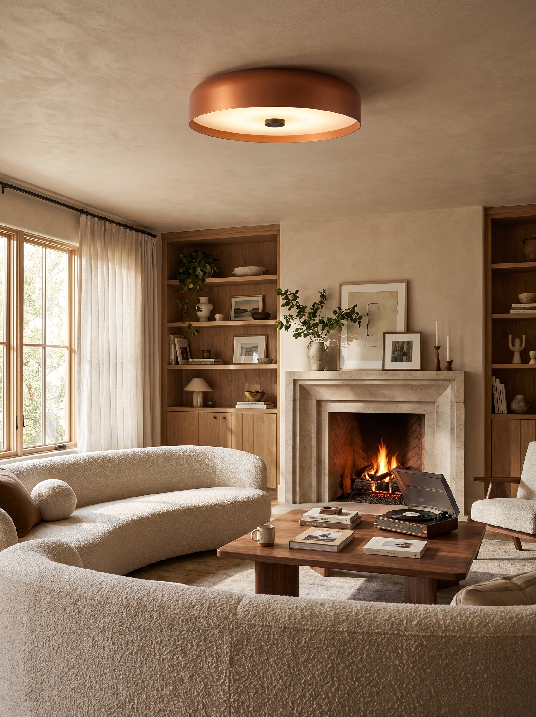 Nordic Retro Ceiling Light lifestyle 1