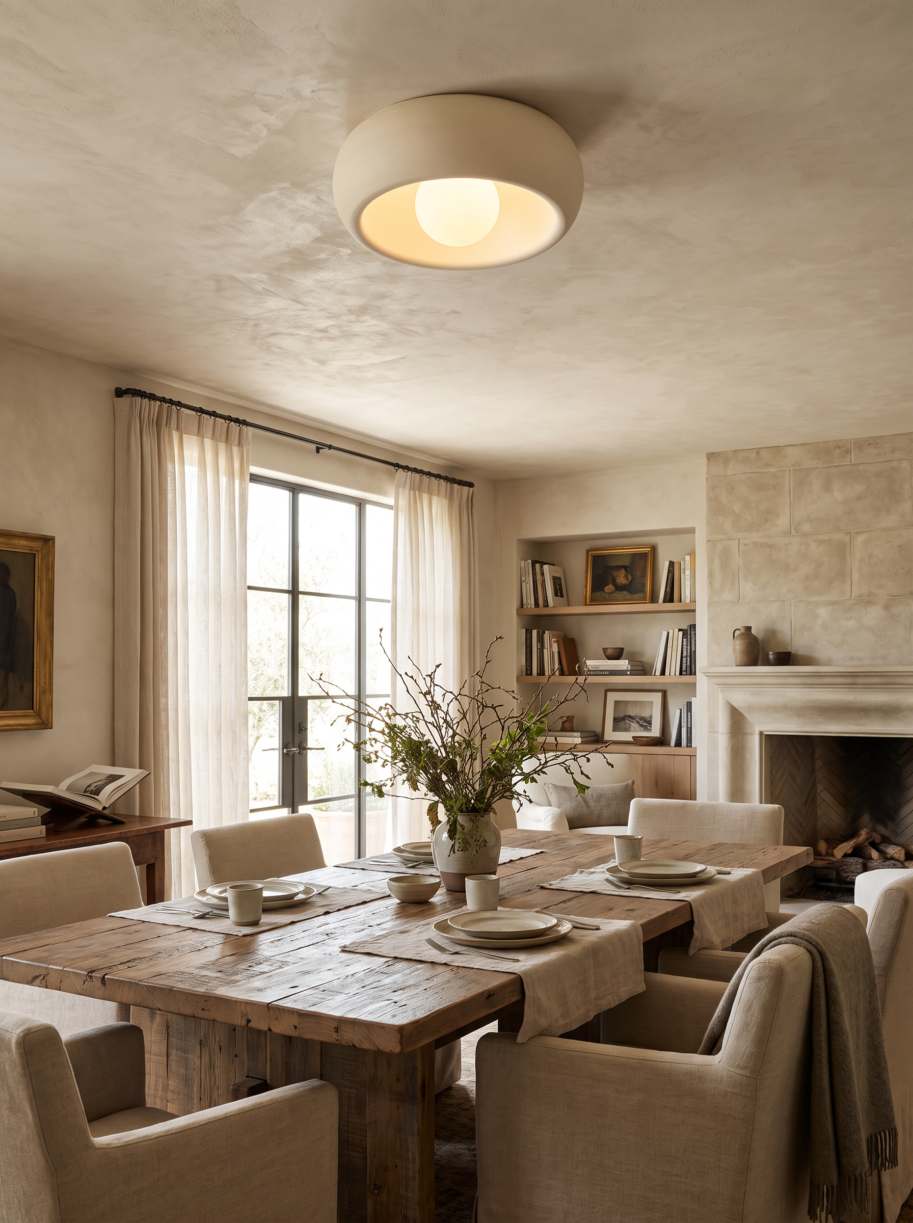 Minimalist Circular Ceiling Lamp lifestyle 3
