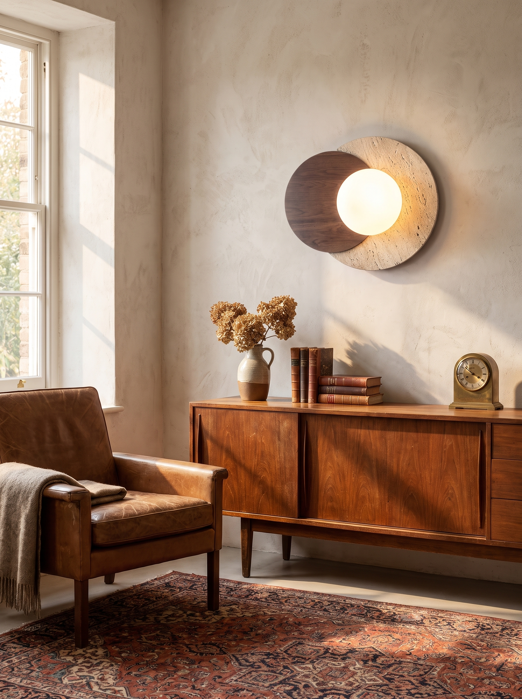 Wabi Sabi Stone Wall Lamp lifestyle 2