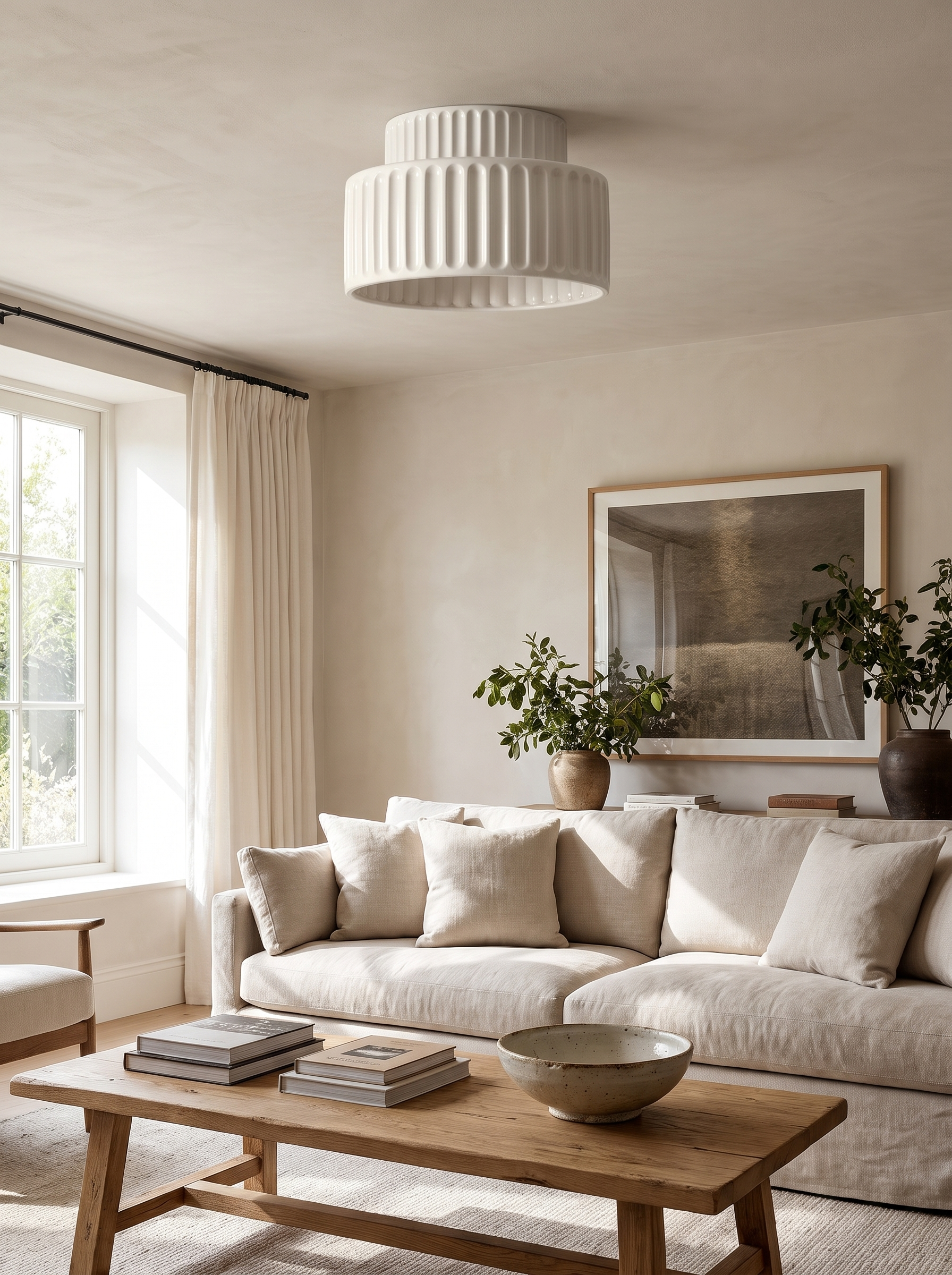 Nordic Ripple Ceiling Light lifestyle image 2