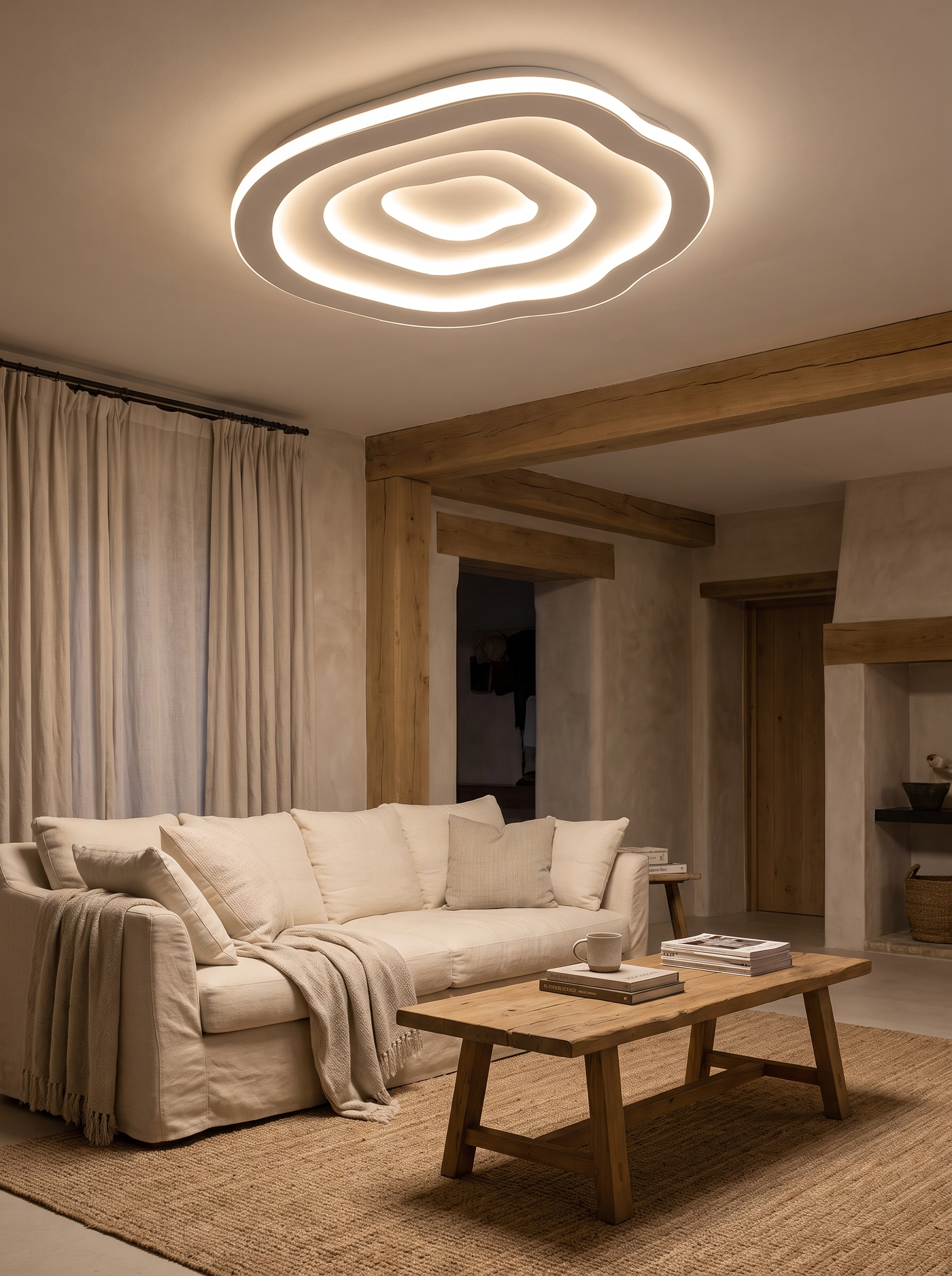 Ripple LED Ceiling Lamp lifestyle image 1