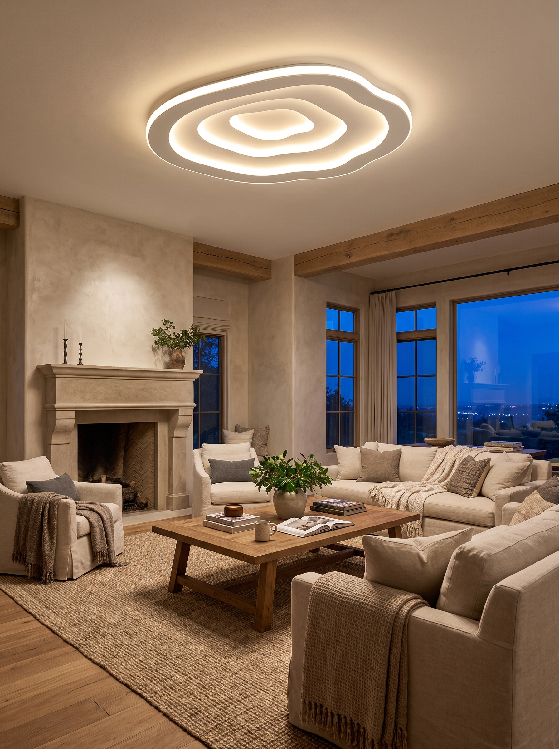 Ripple LED Ceiling Lamp lifestyle image 3