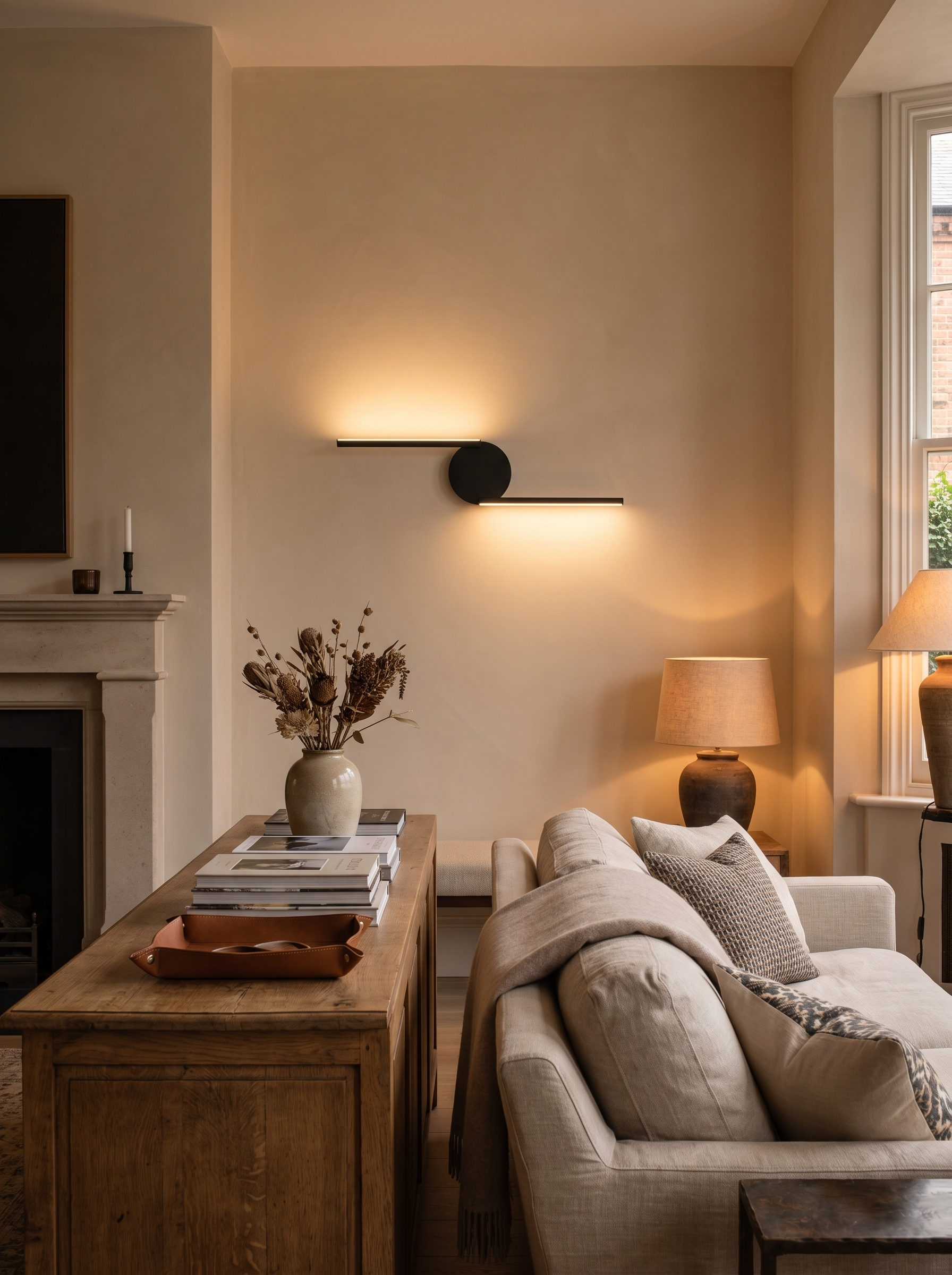 Curves Line LED Wall Light lifestyle image 1