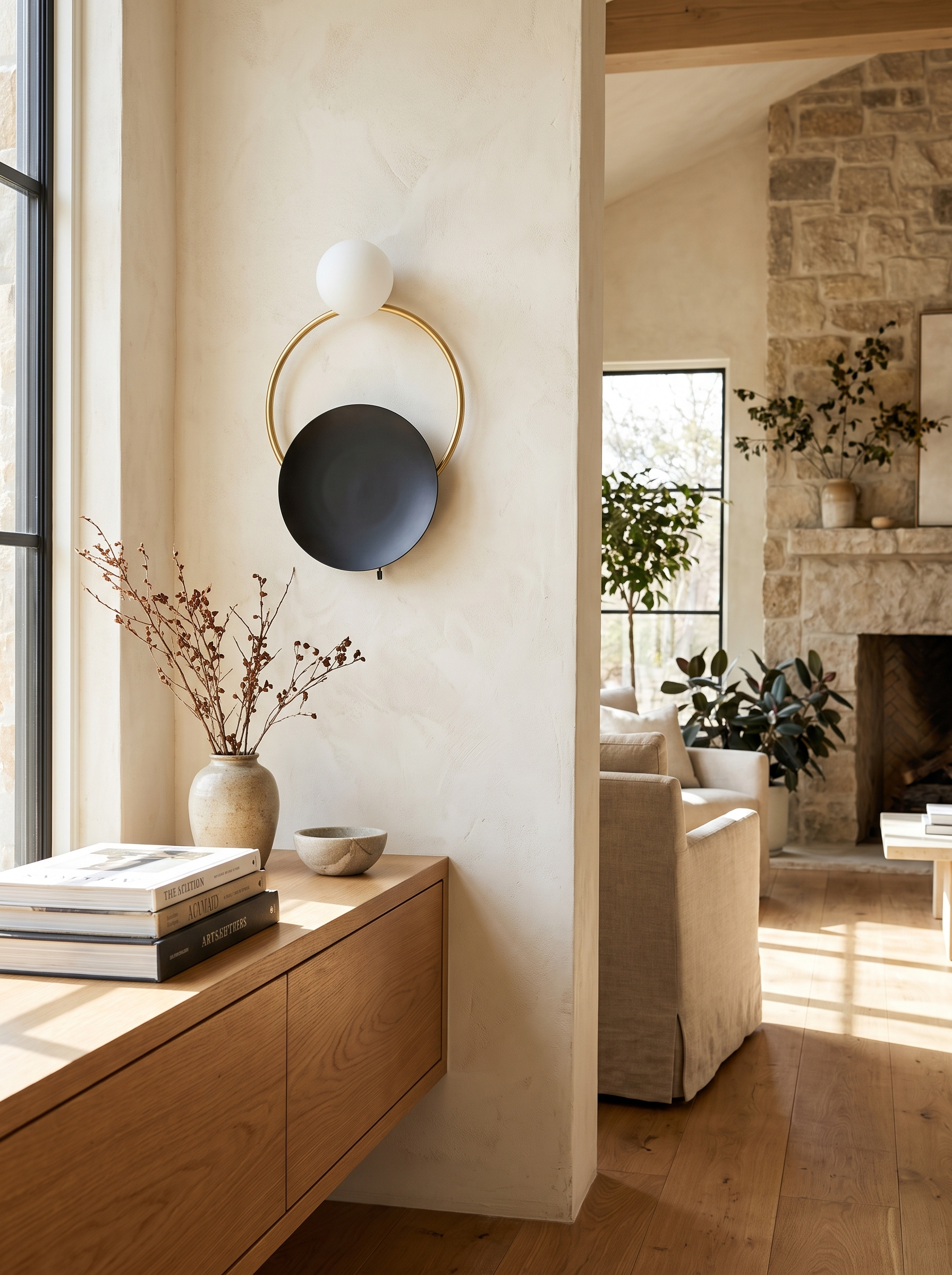 Designer Glass Wall Lamp lifestyle image 3