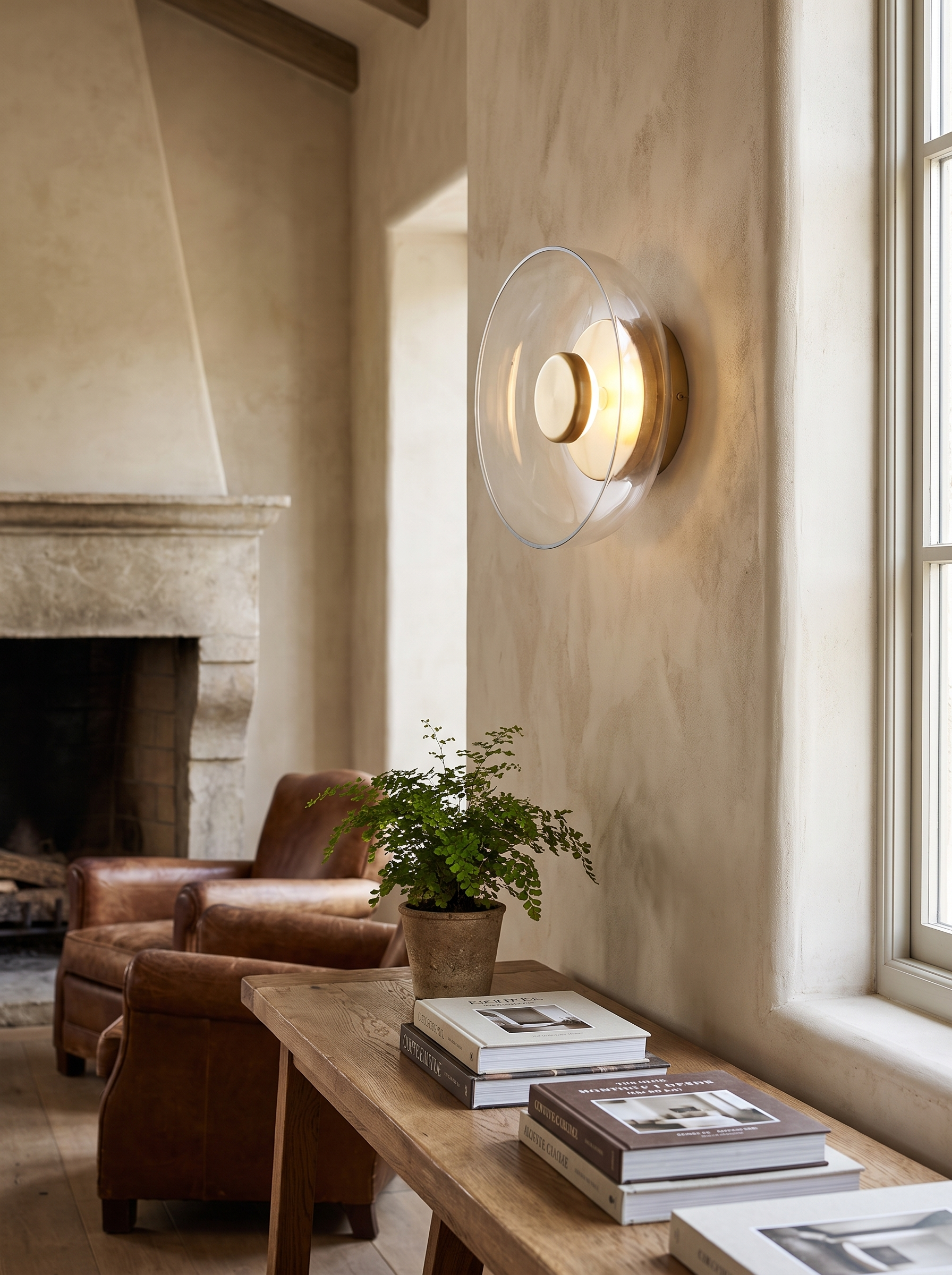 Nordic Glass LED Wall Sconce lifestyle image 3