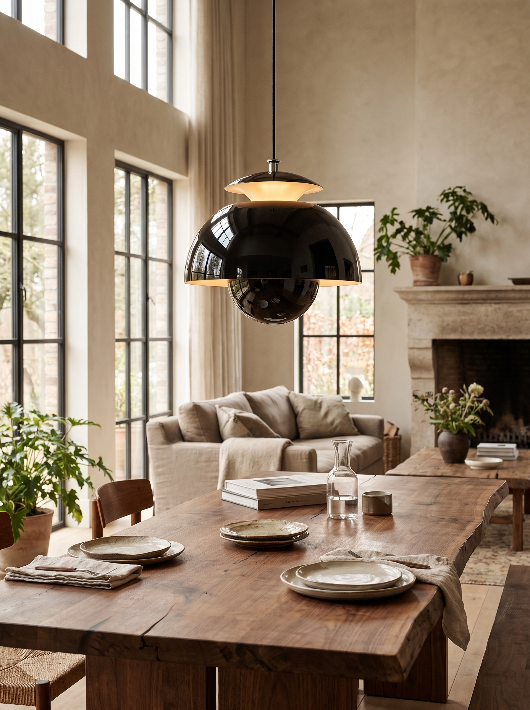 Scandinavian Modern LED Pendant Light in a home setting, Even Light, Start To Finish