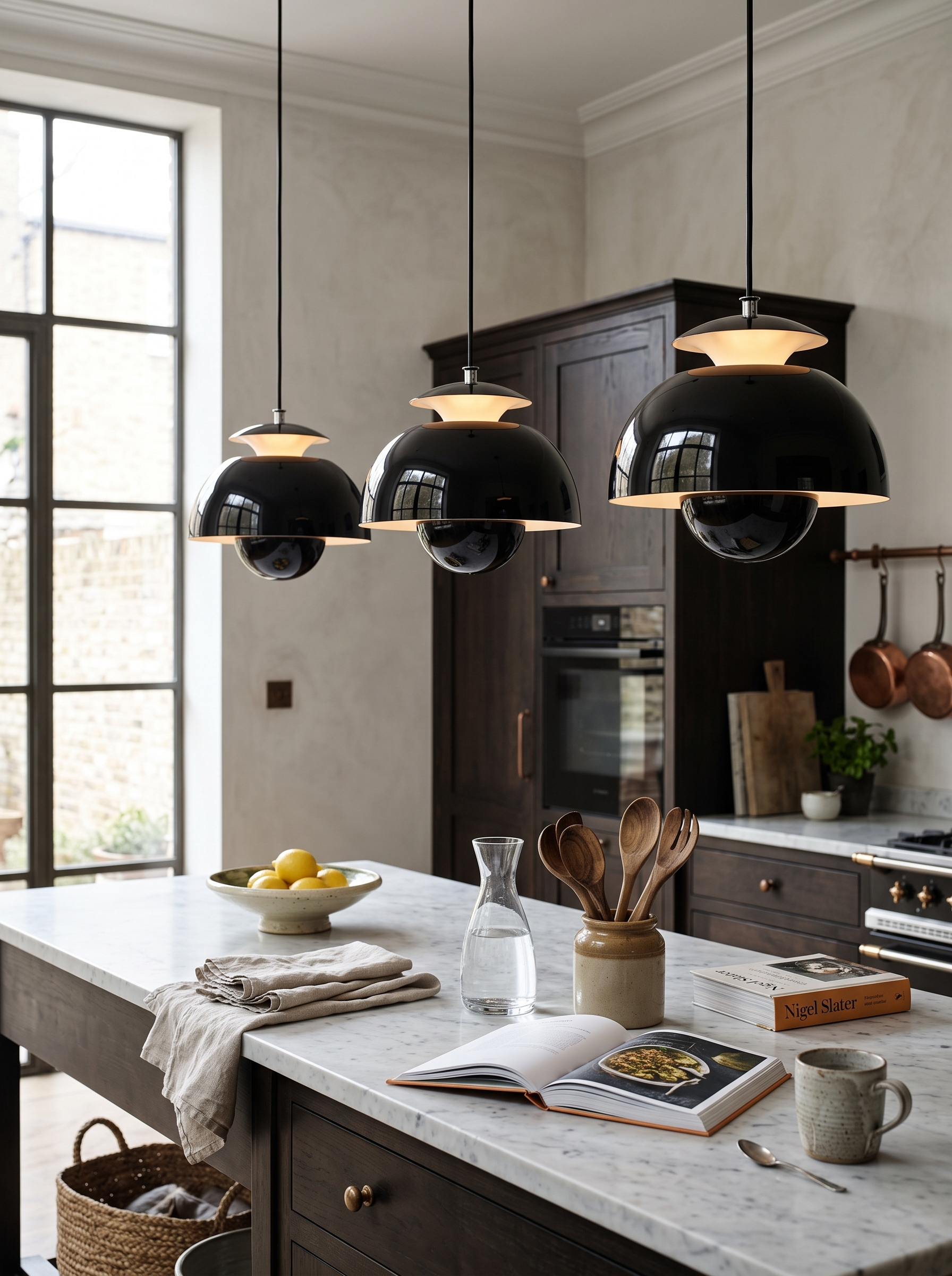 Scandinavian Modern LED Pendant Light in a home setting, One Or Three