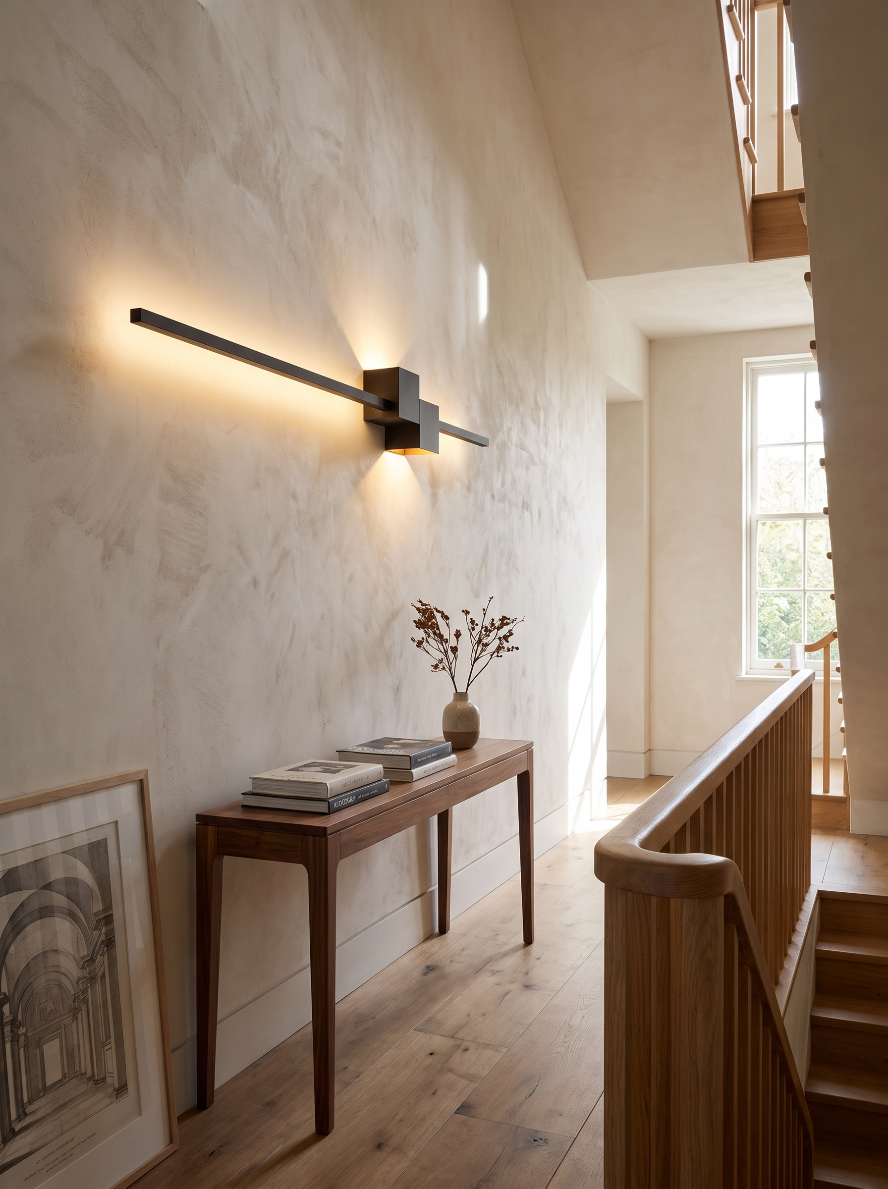 LED Wall Light in a home setting, Works In Every Room