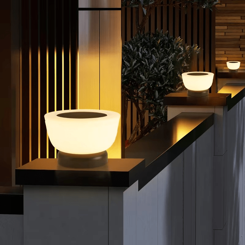 Solar Landing Light, Contemporary LED Solar Pathway Lamp, Weatherproof Ground Light for Garden Paths, Driveways, Borders and Patio Steps