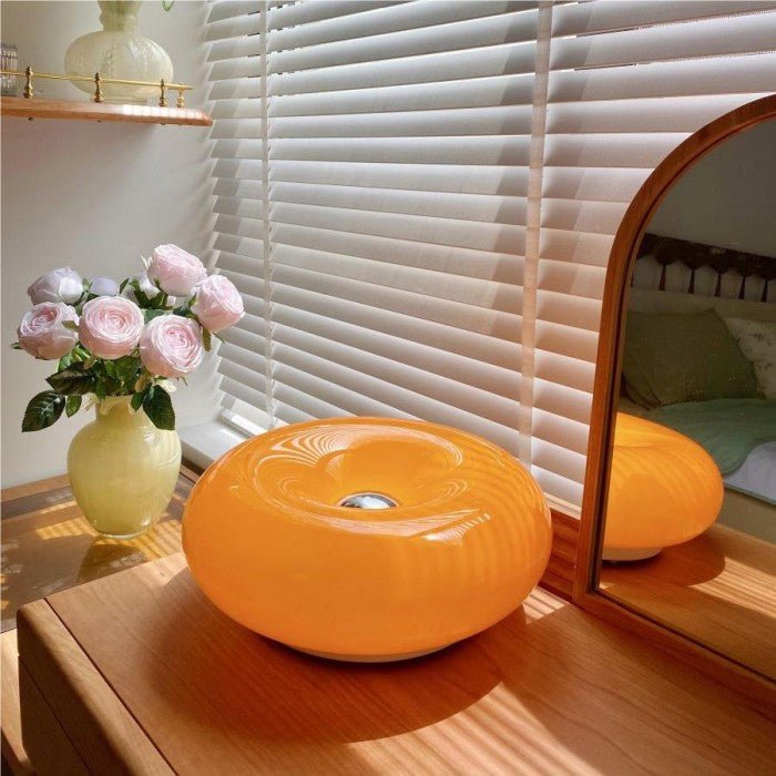 Bauhaus Donut Lamp, Minimalist LED Ring Wall Light and Table Lamp for Living Room, Bedroom, Hallway and Home Office